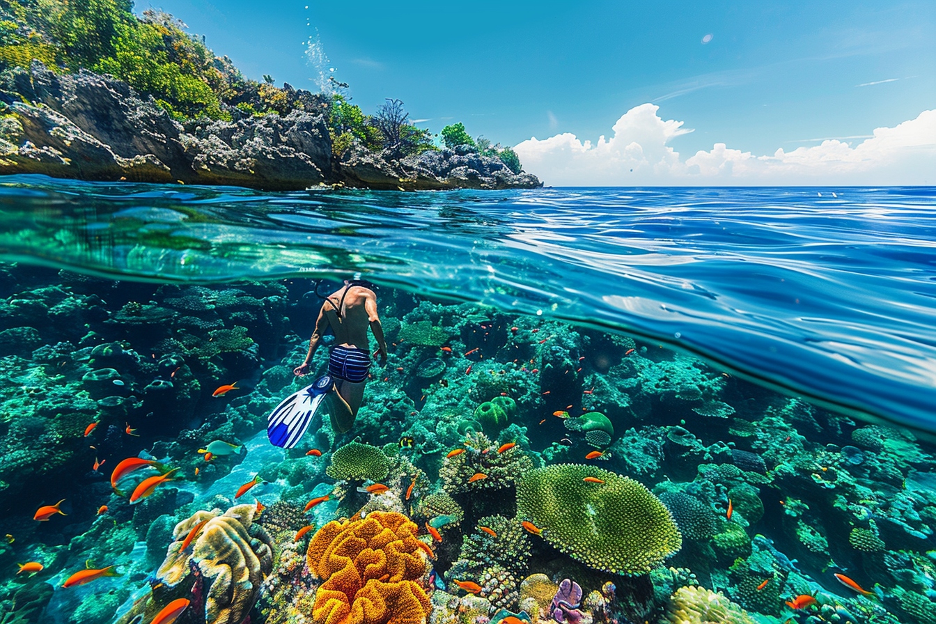 Snorkeling aux Seychelles