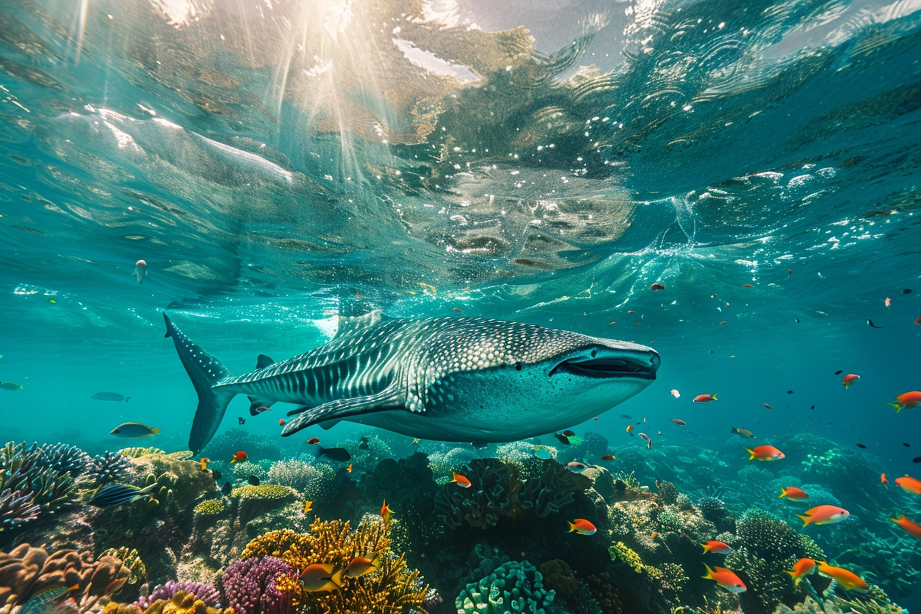 Snorkeling avec des requins Baleine