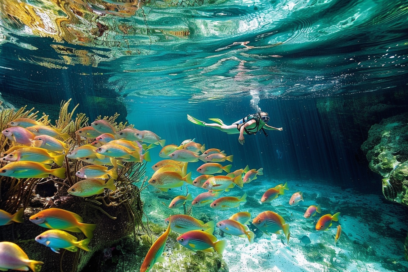 Snorkeling dans les Cénotes