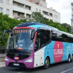 Autocar Ouibus à la gare routière de Paris Bercy